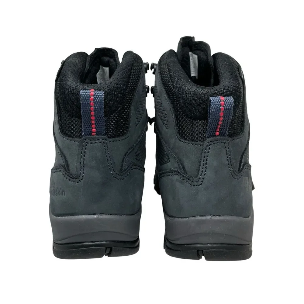 Jack Wolfskin‎ Vibram Hiking Boots Womens 8.5 Black Texapore Waterproof Outdoor